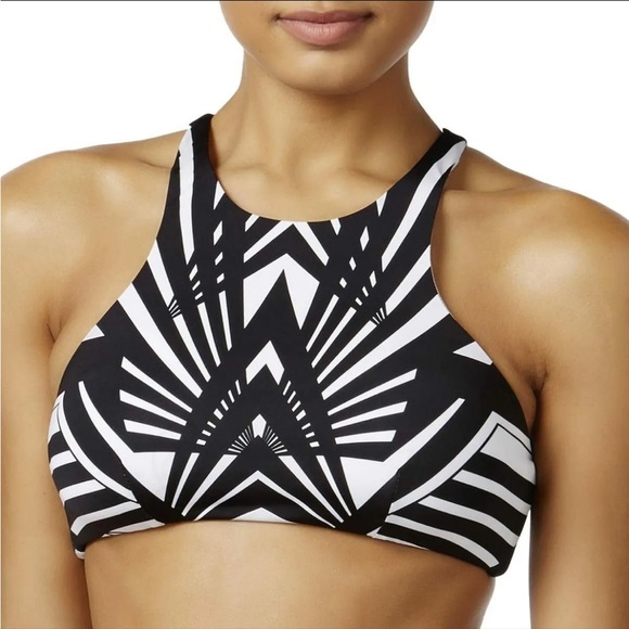 Bar III Women's Prism High-Neck Bikini Swim Top - Picture 5 of 6